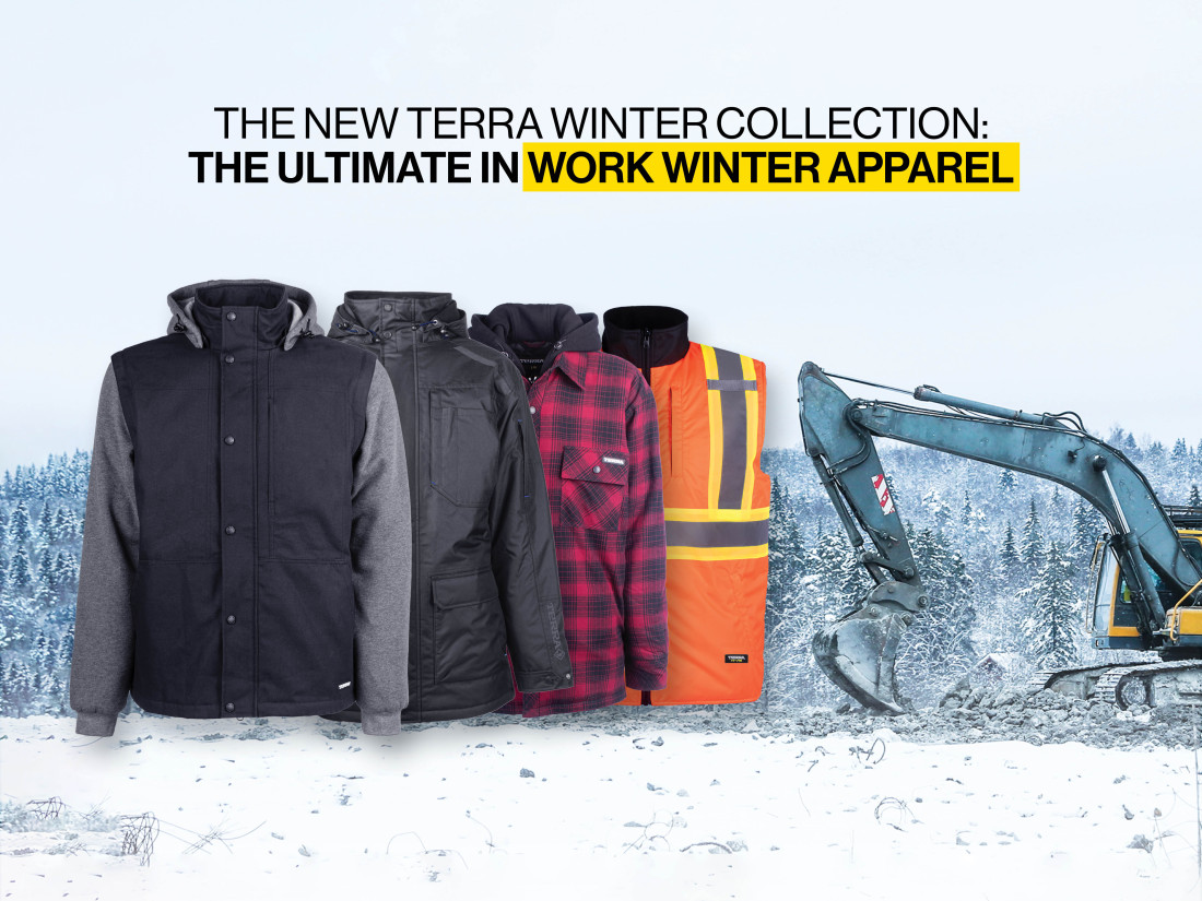 The new TERRA Winter Collection: The Ultimate in Work Winter Apparel