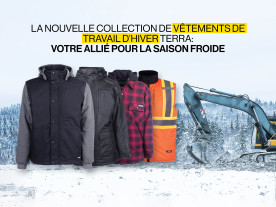 La nouvelle collection de vêtements de travail d’hiver TERRA, votre allié pour la saison froide