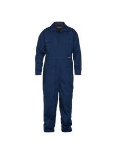 COVERALL WITH STRETCHABLE BACK VENT 
