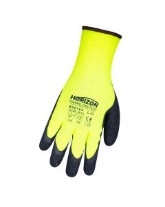 Lined Hi-Vis Textured Latex Coated Gloves