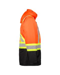 Manteau de pluie haute visibilité 300 deniers